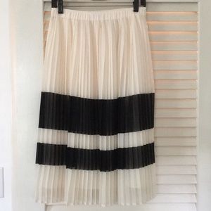 Pleated Midi Skirt